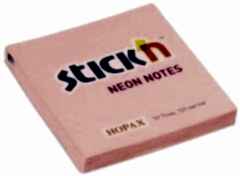 Gıpta Yapışkanlı Not Kağıdı 76x76 100 yp Neon Pembe