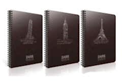 Dark A4 Spiralli PP Kapak 50 yp Çizgisiz Defter