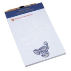 Burçlar - Akrep 10x16 Magnetli Kalemli Bloknot Defter