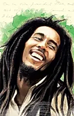 Bob Marley Yumuşak Kapak 32 yp Çizgisiz Defter