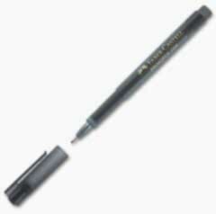 Faber Castell Broadpen 1554 Keçe Uçlu Kalem Gri