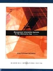 Management Information Systems for the Information Age